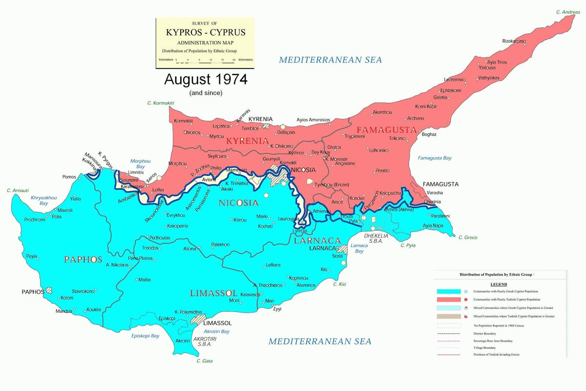 Карта Кіпру відділу