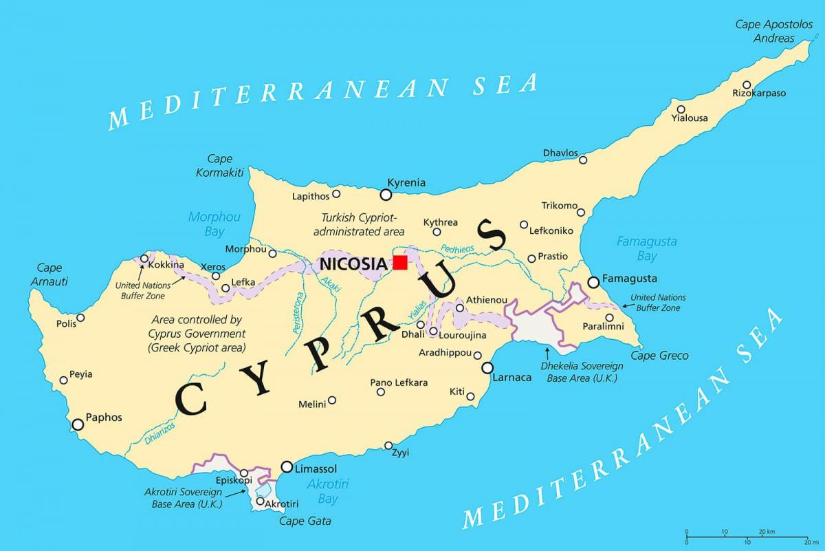 карта Кіпру