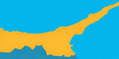 Карта Північного Кіпру курорти