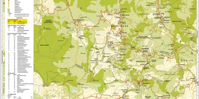 Карта гори троодос Кіпр