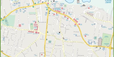 Карта Північного Кіпру кіренія